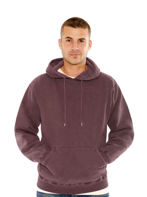 burgundy sand canadian fleece pullover hoody.