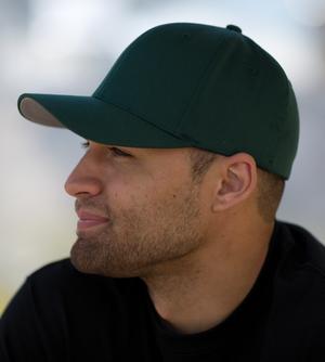 spruce green flexfit cap.