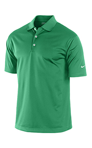 stadium green NIKE Golf dri-fit tech polo.