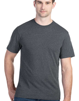 dark grey premium cotton t-shirt.