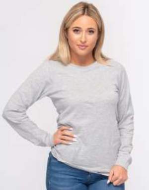 light grey lightweight summer long sleeve t-shirt.